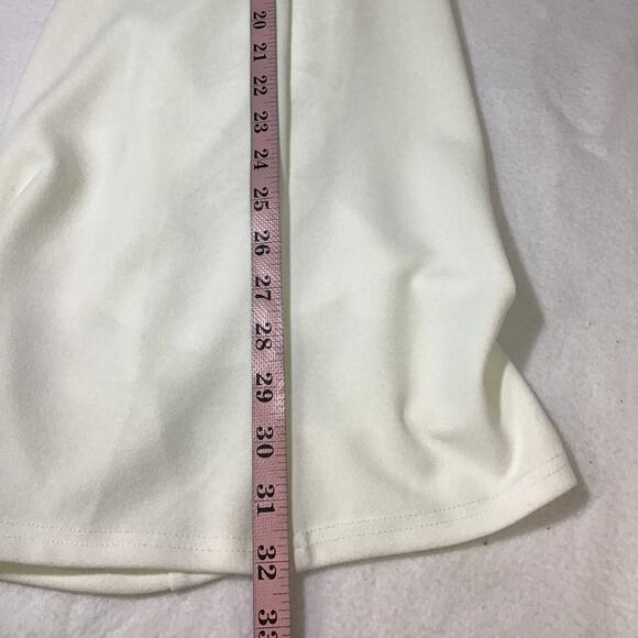LULU'S SZ M Perfect Pick White Flat Front straight length pants NEW B170 - Picture 8 of 11